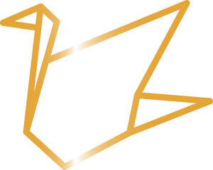 Origami Japanese Icon Element