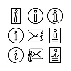 info icon or logo isolated sign symbol vector illustration - high quality black style vector icons
