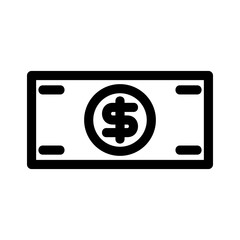 Obraz premium money icon or logo isolated sign symbol vector illustration - high quality black style vector icons 