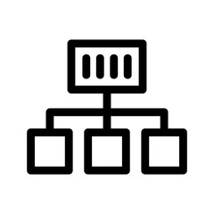 organization icon or logo isolated sign symbol vector illustration - high quality black style vector icons
