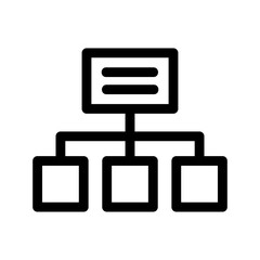 organization icon or logo isolated sign symbol vector illustration - high quality black style vector icons
