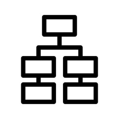 organization icon or logo isolated sign symbol vector illustration - high quality black style vector icons
