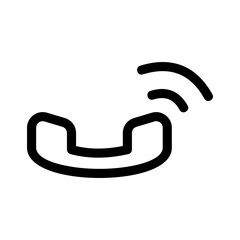 phone call icon or logo isolated sign symbol vector illustration - high quality black style vector icons
