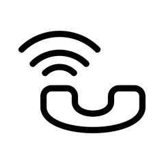 phone call icon or logo isolated sign symbol vector illustration - high quality black style vector icons
