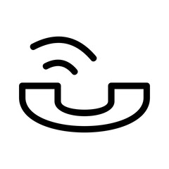 phone call icon or logo isolated sign symbol vector illustration - high quality black style vector icons
