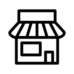 shop icon or logo isolated sign symbol vector illustration - high quality black style vector icons
