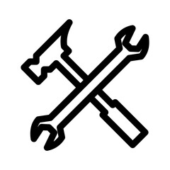 tools icon or logo isolated sign symbol vector illustration - high quality black style vector icons
