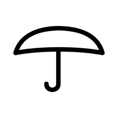 umbrella icon or logo isolated sign symbol vector illustration - high quality black style vector icons

