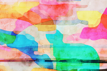 Fototapeta premium Beautiful colorful abstract geometric texture