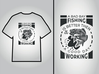 Fishing t-shirt design
