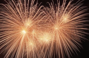 花火のイラスト(AI generated image)