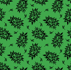 Seamless flowers pattern, floral print.