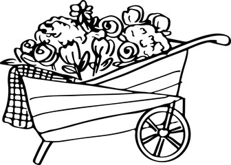 sketch easter flower