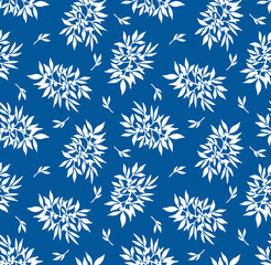 Seamless flowers pattern, floral print.