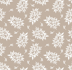 Seamless flowers pattern, floral print.