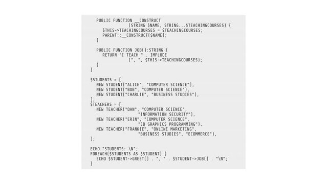 Large square animated block of abstract code.