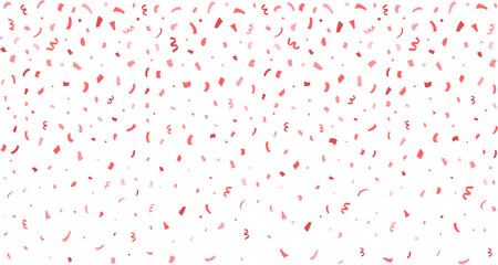 Background with falling pink confetti