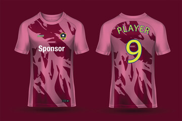 Sports jersey design for sublimation