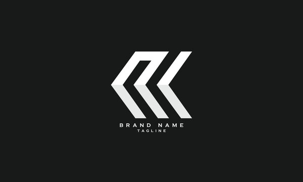 CRK, NMC, RCK, RC, CR, Abstract initial monogram letter alphabet logo design