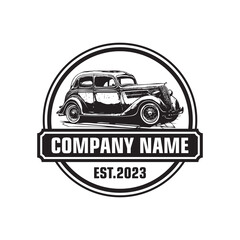 old car logo , automotive logo vector