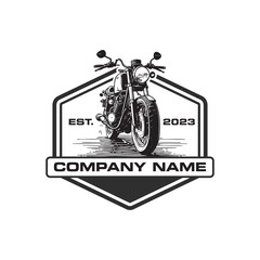 Obraz premium motocycle logo , motorbike logo vector