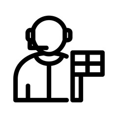 arbitrator icon or logo isolated sign symbol vector illustration - high quality black style vector icons
