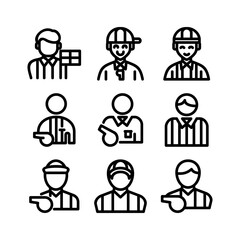 arbitrator icon or logo isolated sign symbol vector illustration - high quality black style vector icons
