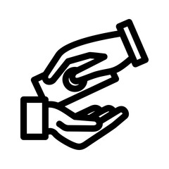 bribery icon or logo isolated sign symbol vector illustration - high quality black style vector icons
