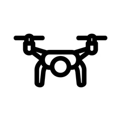 drone icon or logo isolated sign symbol vector illustration - high quality black style vector icons
