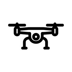 drone icon or logo isolated sign symbol vector illustration - high quality black style vector icons
