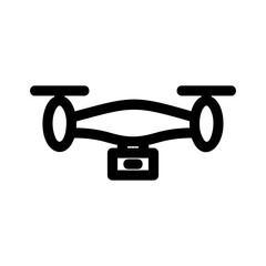 drone icon or logo isolated sign symbol vector illustration - high quality black style vector icons
