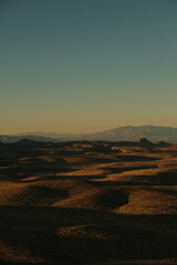 view of the horizon over the desert hills