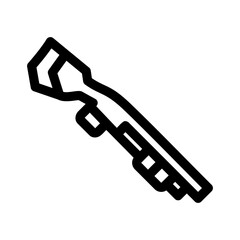 shotgun icon or logo isolated sign symbol vector illustration - high quality black style vector icons
