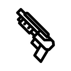 shotgun icon or logo isolated sign symbol vector illustration - high quality black style vector icons
