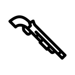 shotgun icon or logo isolated sign symbol vector illustration - high quality black style vector icons
