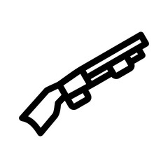 shotgun icon or logo isolated sign symbol vector illustration - high quality black style vector icons
