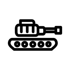 tank icon or logo isolated sign symbol vector illustration - high quality black style vector icons
