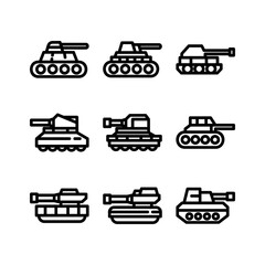 tank icon or logo isolated sign symbol vector illustration - high quality black style vector icons
