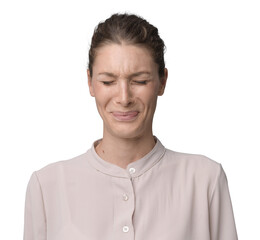 Disgusted woman