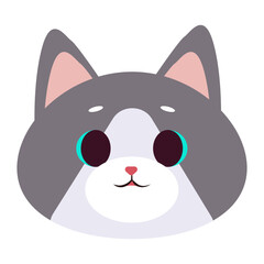 Cute Cat Face 03