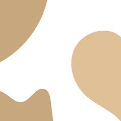 Boho Neutral Abstract Shapes Edges