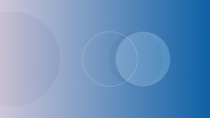 flat illustration of 4 planet circles on gradient background suitable for web design, banners and business presentations
