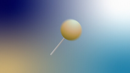 illustration of a lollipop radial blur object with a gradient grain texture suitable for graphics, banners and presentations