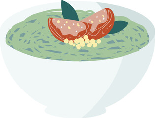 Food Dish Icon Illustration
