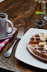 Desayuno al aire libre.