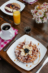 Desayuno al aire libre.