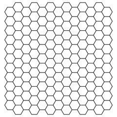 Geometric line pattern seamless hexagon pattern