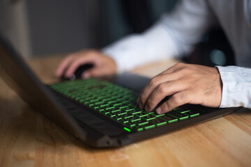 Digital crime by an anonymous hacker