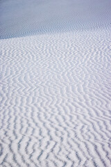 Fototapeta na wymiar patterns in gypsum dunes of White Sands, New Mexico
