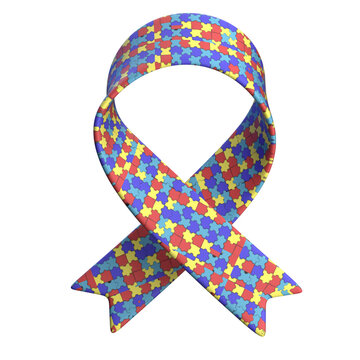 puzzle ribbon for austism cancer
